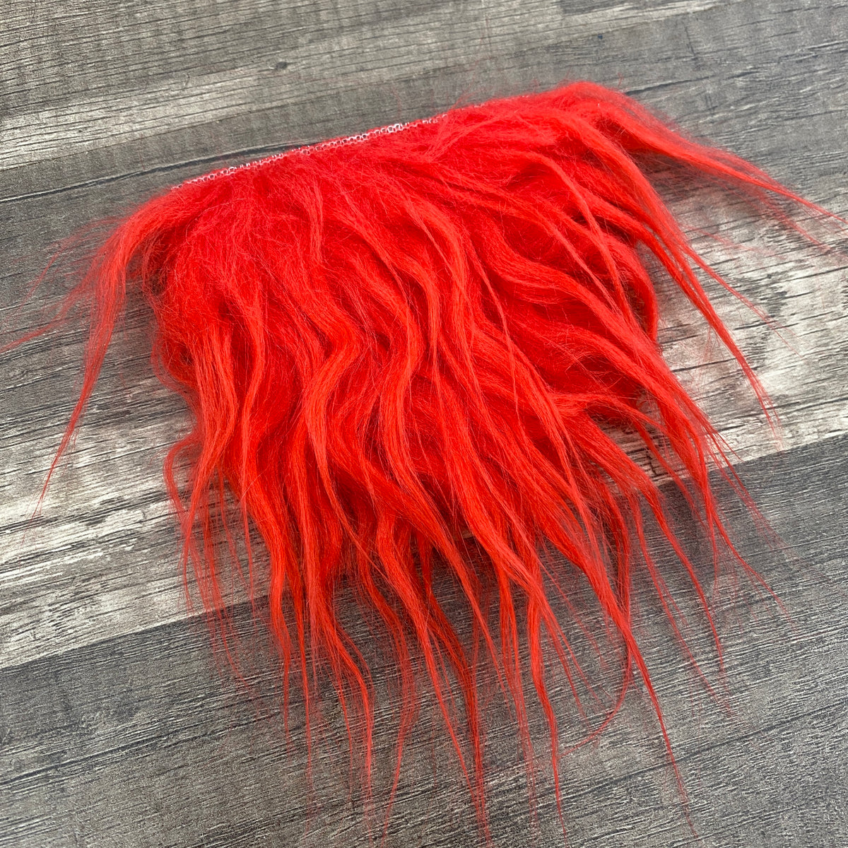 Pre-cut Curly Red Gnome Beard
