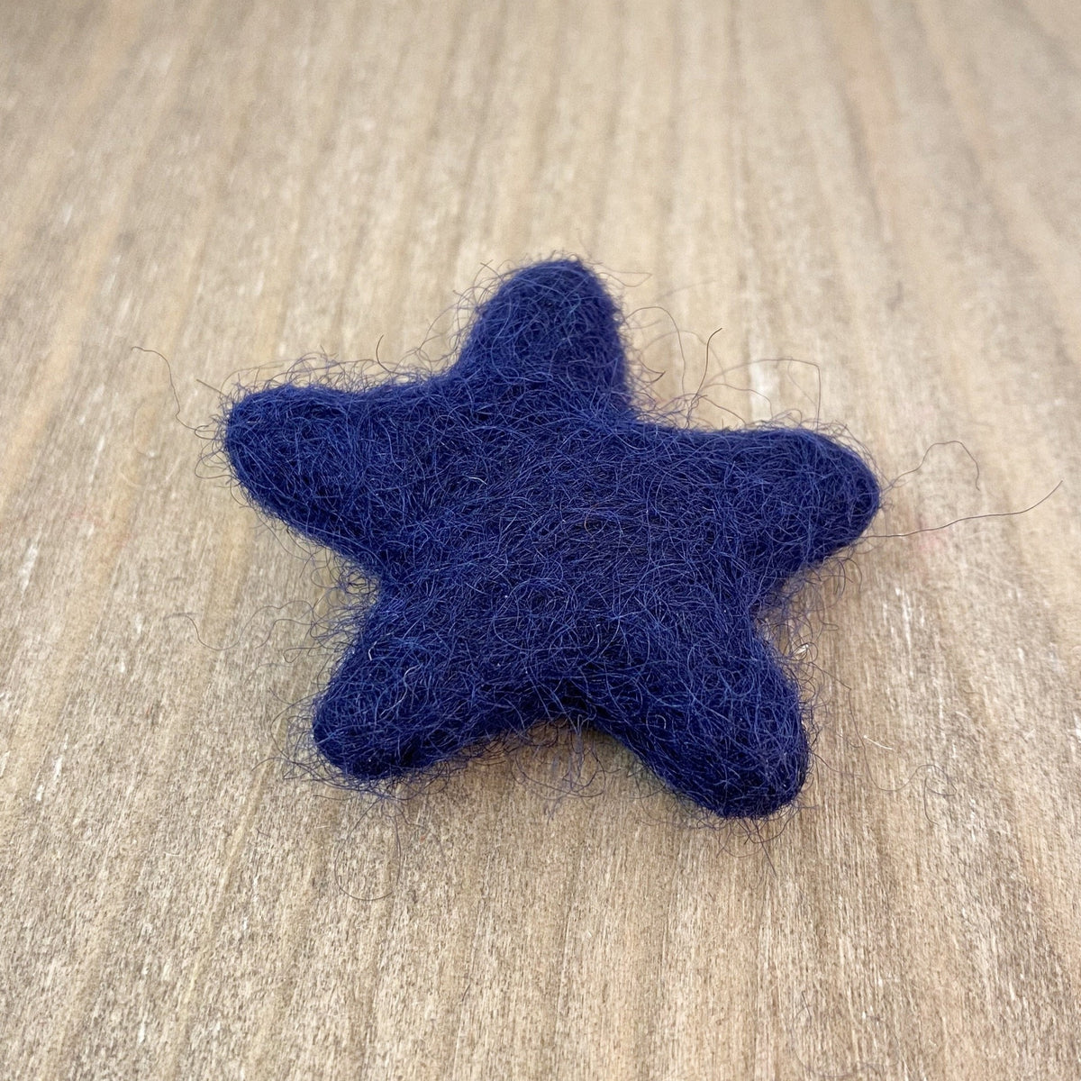 1.75" Felted Star - Blue