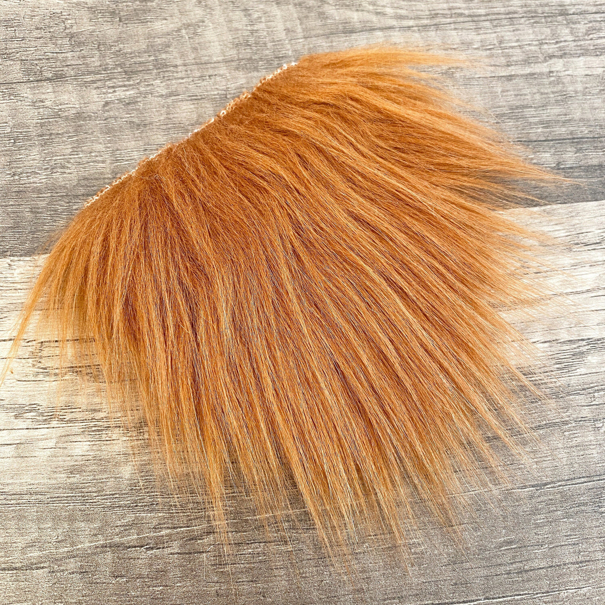 Pre-cut Straight Rust Orange Gnome Beard