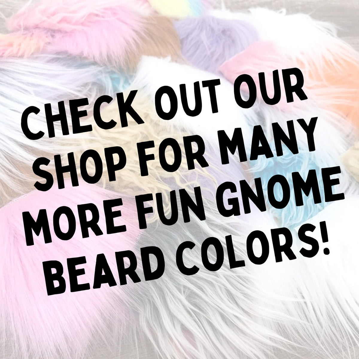 Frosted Mix Gnome Beard Mystery Grab Bag - 12 Pre-cut Gnome Beards