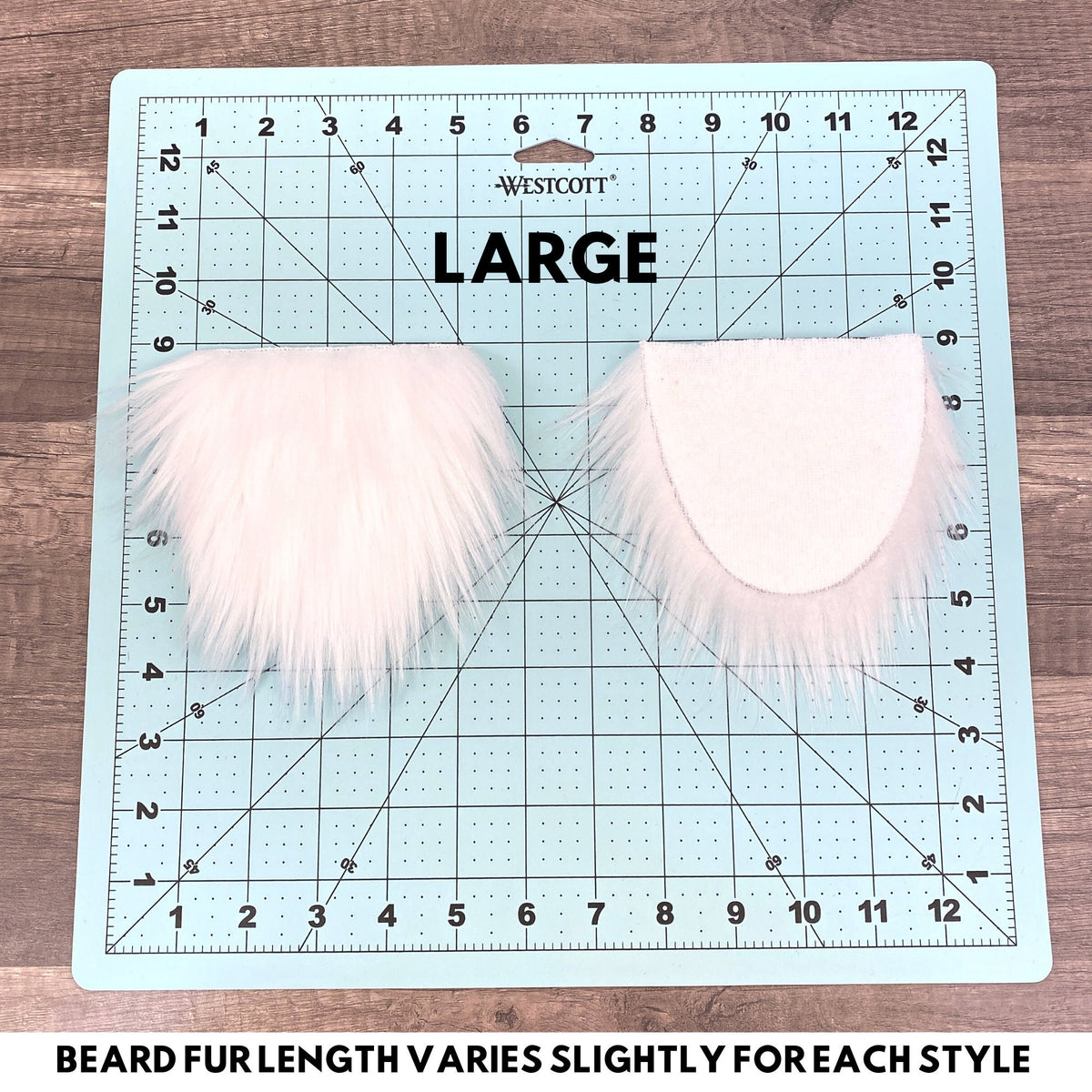 Pre-cut Straight Multi-color Pastel Gnome Beard
