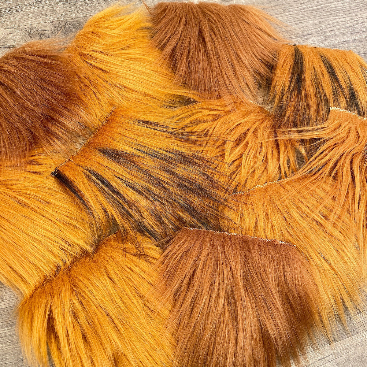 Fall Orange, Amber, Rust Gnome Beard Mystery Grab Bag - 12 Pre-cut Gnome Beards