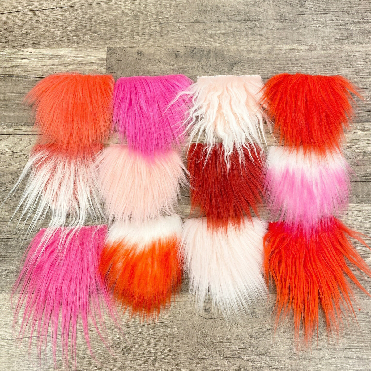 Red & Pink Valentine Gnome Beard Mystery Grab Bag - 12 Pre-cut Gnome Beards