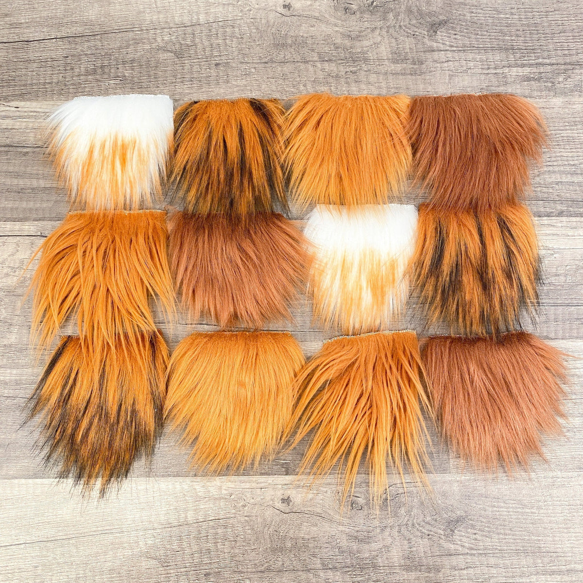 Fall Orange, Amber, Rust Gnome Beard Mystery Grab Bag - 12 Pre-cut Gnome Beards