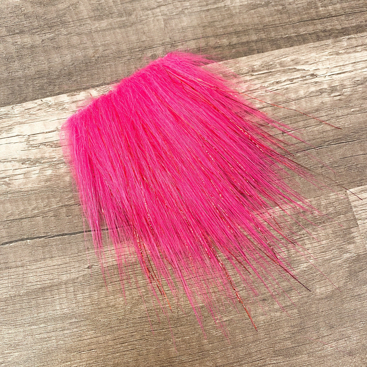 Straight Hot Pink Tinsel Gnome Beard